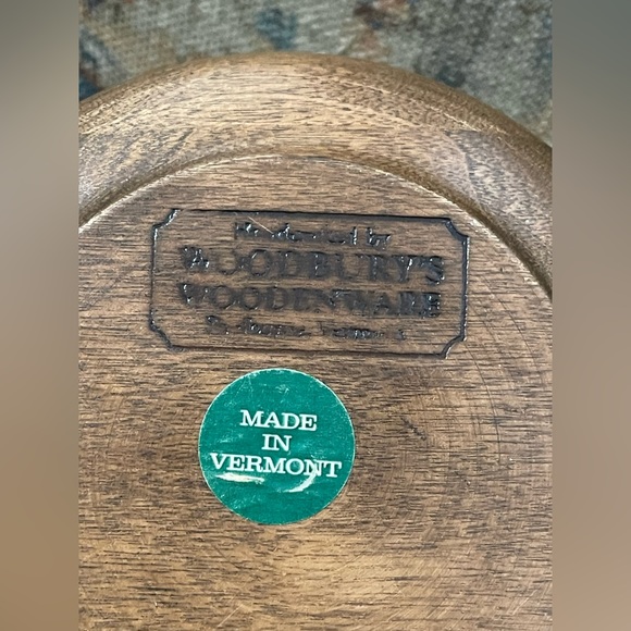Woodbury's Wood Hand
Turned 6" Small Bowl with the top Made in Vermont - Picture 5 of 6
